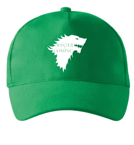 Кепка WINTER IS COMING... Зеленый фото