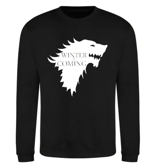 Світшот WINTER IS COMING... Чорний фото