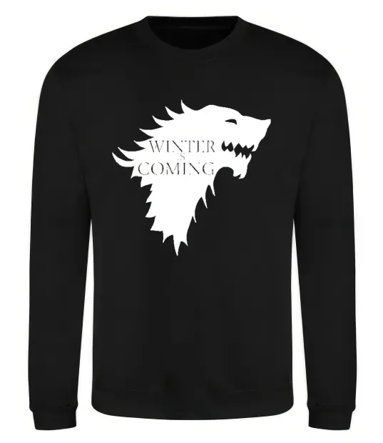 Свитшот WINTER IS COMING... Черный фото