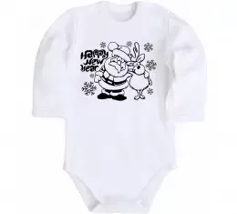 Детский боди Сім'я зліпила сніговика Белый фото Детский боди Сім'я зліпила сніговика Белый фото