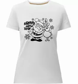 Женская премиум футболка Snow Maiden Белый фото