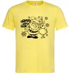 Чоловіча футболка Happy New Year Лимонний фото