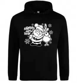 Женская толстовка (худи) Сім'я зліпила сніговика Серый меланж фото