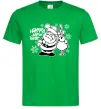 Чоловіча футболка Happy New Year Зелений фото
