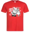 Чоловіча футболка Happy New Year Червоний фото
