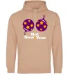 Жіноча толстовка (худі) HOT NEW YEAR Пісочний фото