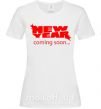 Женская футболка NEW YEAR COMING SOON Белый фото