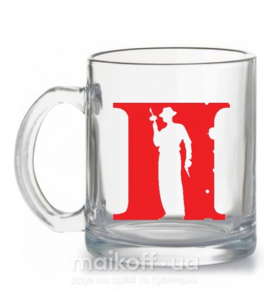 Чашка скляна Mafia 2 Прозорий фото