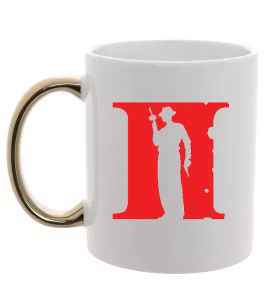 Чашка з кольоровою ручкою Mafia 2 Золото фото