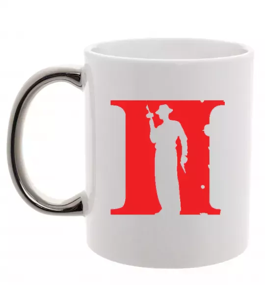 Чашка з кольоровою ручкою Mafia 2 Срібло фото