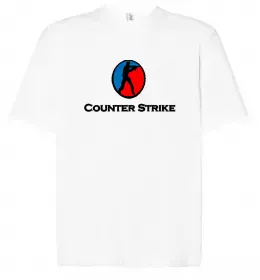 Футболка Оверсайз COUNTER STRIKE Белый фото