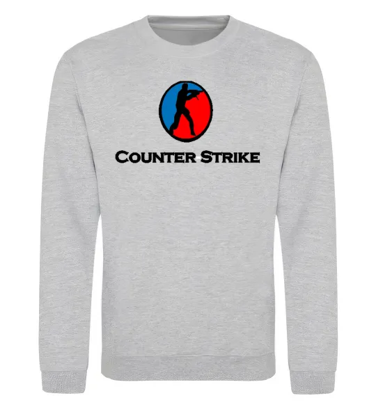 Свитшот COUNTER STRIKE Серый меланж фото