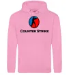 Мужская толстовка (худи) COUNTER STRIKE Розовый фото