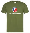 Чоловіча футболка COUNTER STRIKE Оливковий фото
