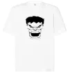 Футболка Оверсайз Сердитий Халк Білий фото
