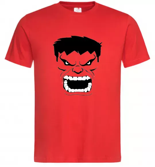 Мужская футболка Сердитий Халк Красный фото