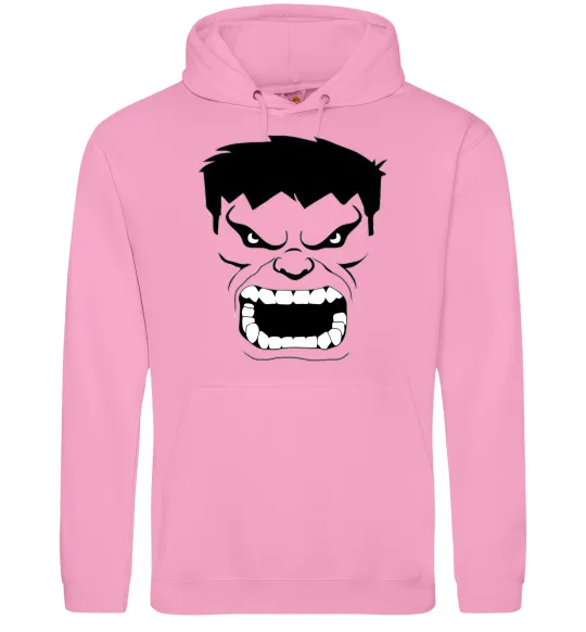Чоловіча толстовка (худі) Сердитий Халк Рожевий фото