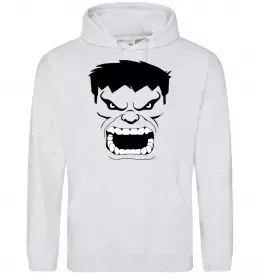 Мужская толстовка (худи) Spiderman Jump Серый меланж фото