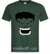 Мужская футболка Сердитый Халк Темно-зеленый фото