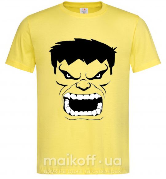 Чоловіча футболка Сердитый Халк Лимонний фото