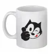 Чашка керамическая FELIX THE CAT Like Белый фото