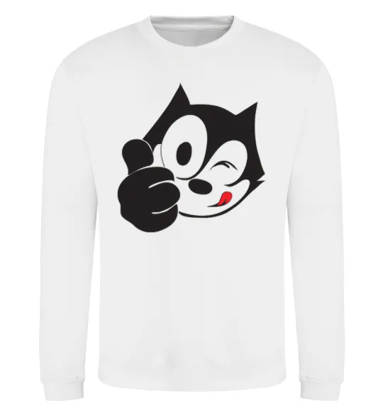 Свитшот FELIX THE CAT Like Белый фото