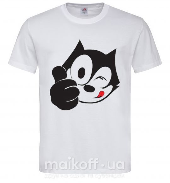 Мужская футболка FELIX THE CAT Like Белый фото