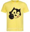 Мужская футболка FELIX THE CAT Like Лимонный фото