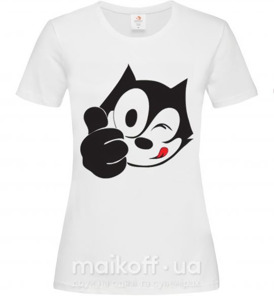 Жіноча футболка FELIX THE CAT Like Білий фото