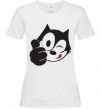 Женская футболка FELIX THE CAT Like Белый фото