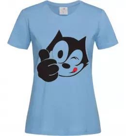 Женская футболка FELIX THE CAT Like Голубой фото
