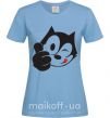 Жіноча футболка FELIX THE CAT Like Блакитний фото