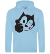 Чоловіча толстовка (худі) FELIX THE CAT Like Блакитний фото