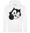 Женская толстовка (худи) FELIX THE CAT Like Белый фото