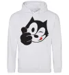 Женская толстовка (худи) FELIX THE CAT Like Серый меланж фото