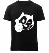 Чоловіча преміум футболка FELIX THE CAT Like Чорний фото