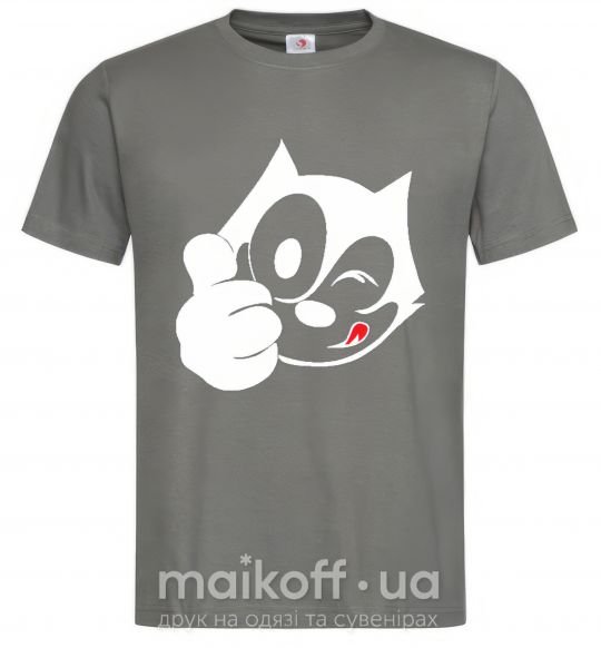 Мужская футболка FELIX THE CAT Like Графит фото
