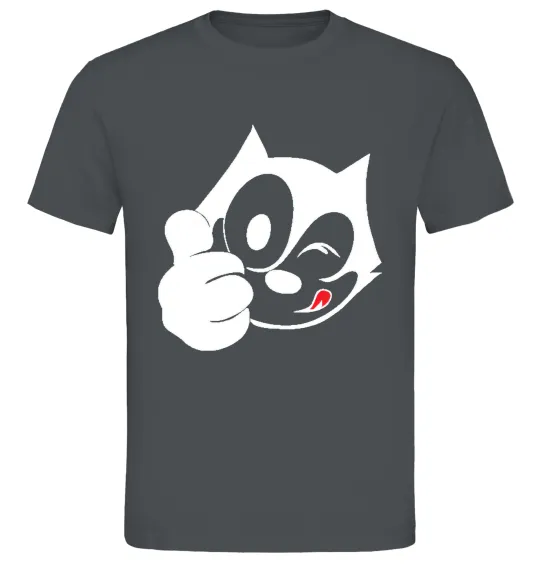 Мужская футболка FELIX THE CAT Like Графит фото