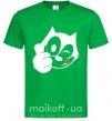Мужская футболка FELIX THE CAT Like Зеленый фото