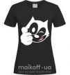 Женская футболка FELIX THE CAT Like Черный фото
