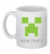 Чашка керамічна MINECRAFT Simple Білий фото