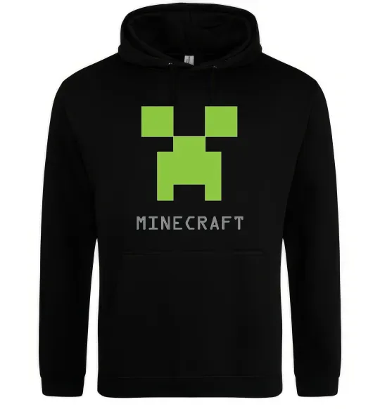 Жіноча толстовка (худі) MINECRAFT Simple Чорний фото