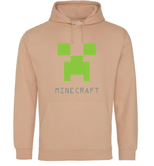 Жіноча толстовка (худі) MINECRAFT Simple Пісочний фото