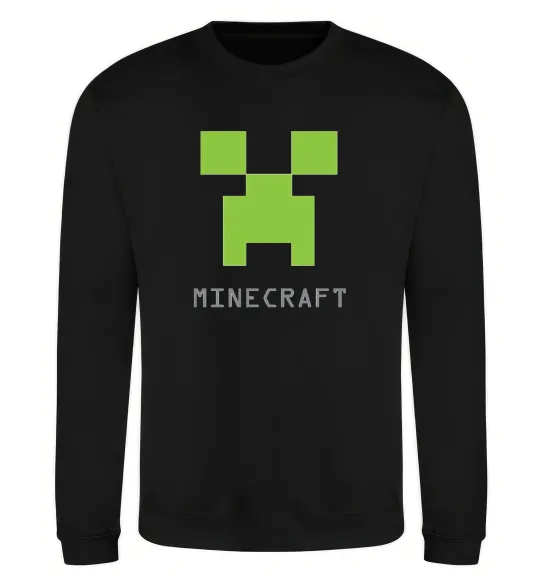 Світшот MINECRAFT Simple Чорний фото