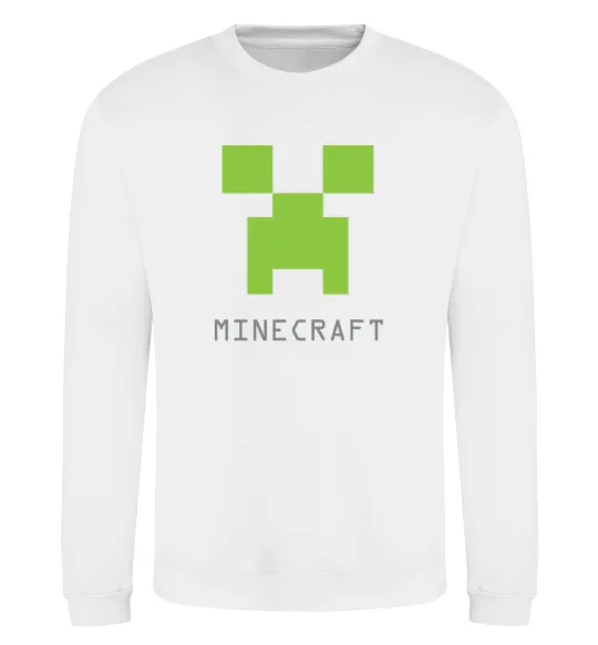 Світшот MINECRAFT Simple Білий фото
