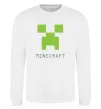 Світшот MINECRAFT Simple Білий фото