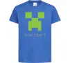 Дитяча футболка MINECRAFT Simple Яскраво-синій фото