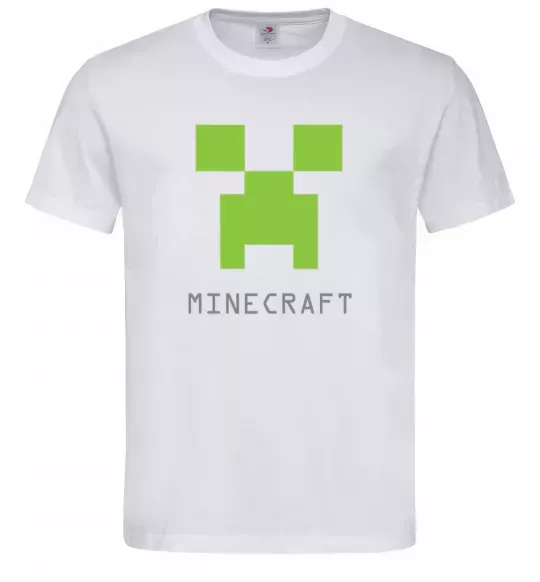 Чоловіча футболка MINECRAFT Simple Білий фото