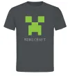 Чоловіча футболка MINECRAFT Simple Графіт фото