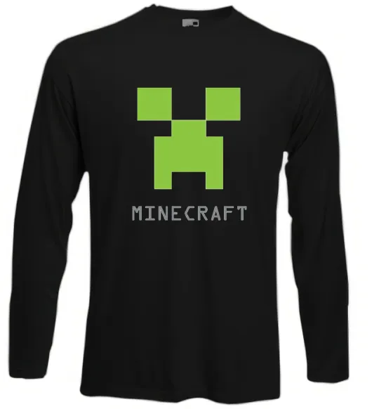 Лонгслів MINECRAFT Simple Чорний фото
